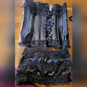 NWT Sexy Women Bow Black Bandeau Small